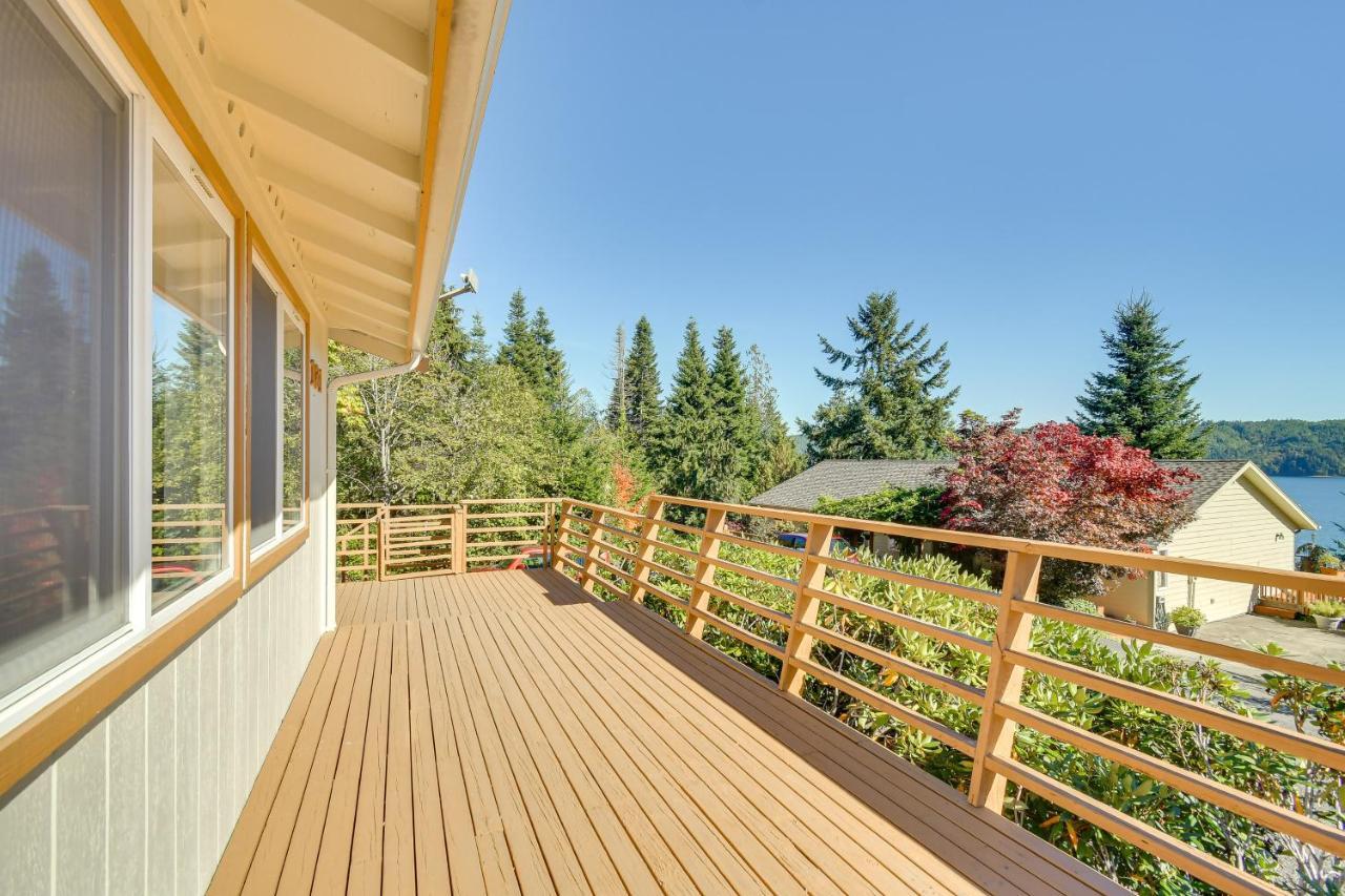 Hoodsport Vacation Rental With Deck And Canal Views! Exterior photo